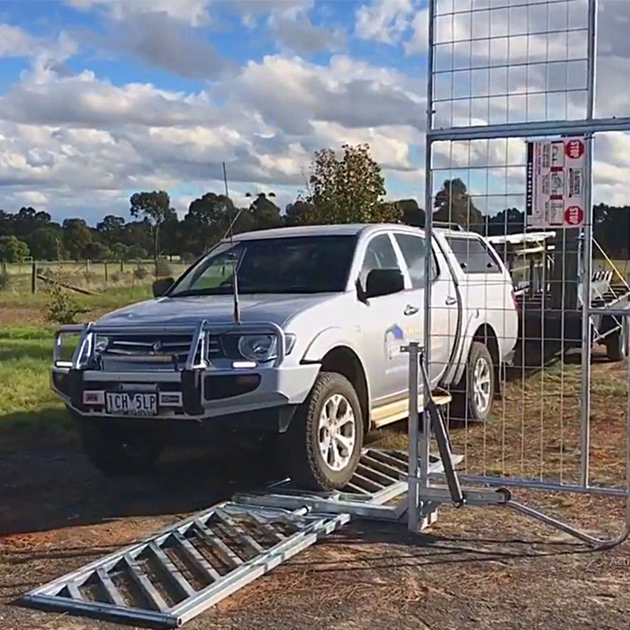 Safety first: The Oz Autogate ensures secure access for both vehicles and livestock.
