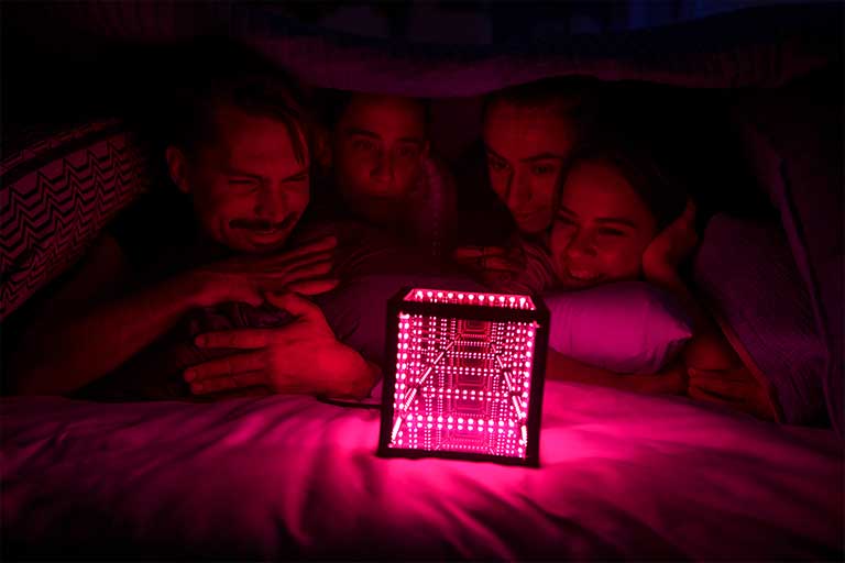 LED infinity cube