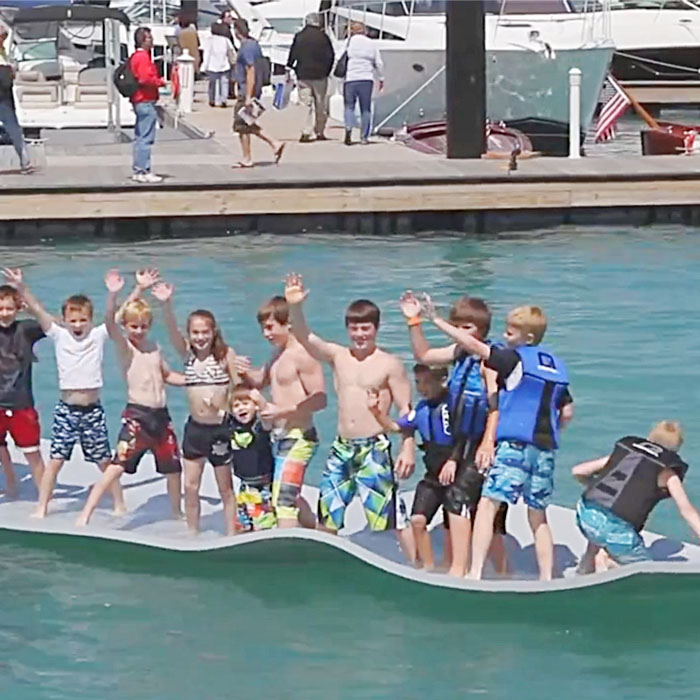 The Water Mat Walk On Water Using This Floating Water Mat TheSuperBOO!