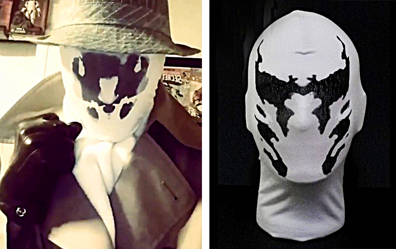 Best Cosplay Mask Ever | Moving Rorschach Inkblot Mask