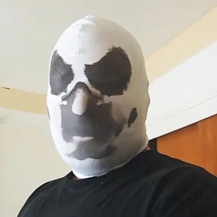 Moving Rorschach Inkblot Mask | Best Cosplay Mask Ever - TheSuperBOO!