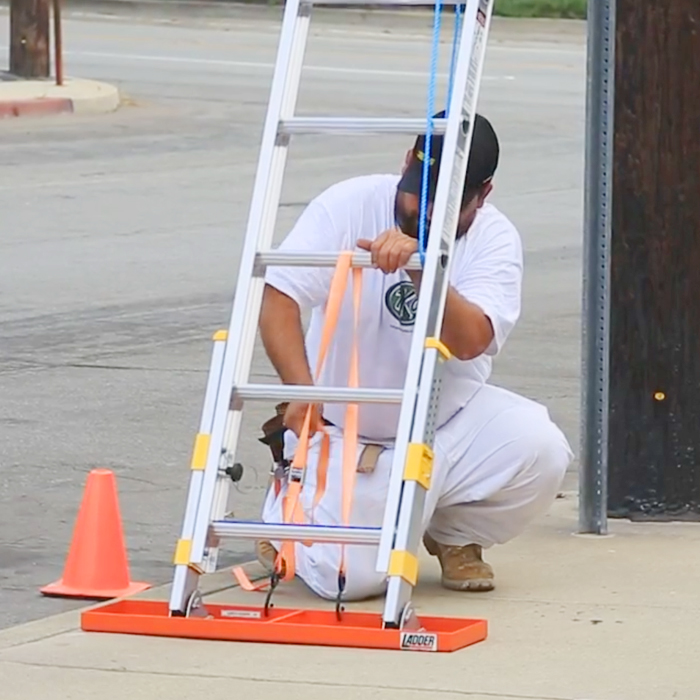 Ladder Lockdown The Ladder Feet Safety Device TheSuperBOO!