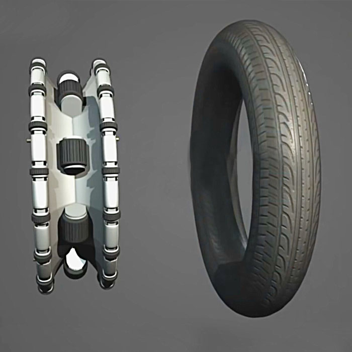 Liddiard Wheels Omnidirectional Wheels That Move Sideways TheSuperBOO!