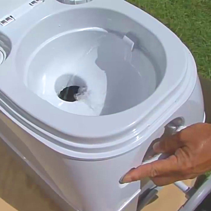 This portable toilet allows you to poop anywhere 