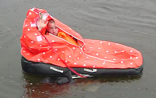 Wearable Survival Raft
