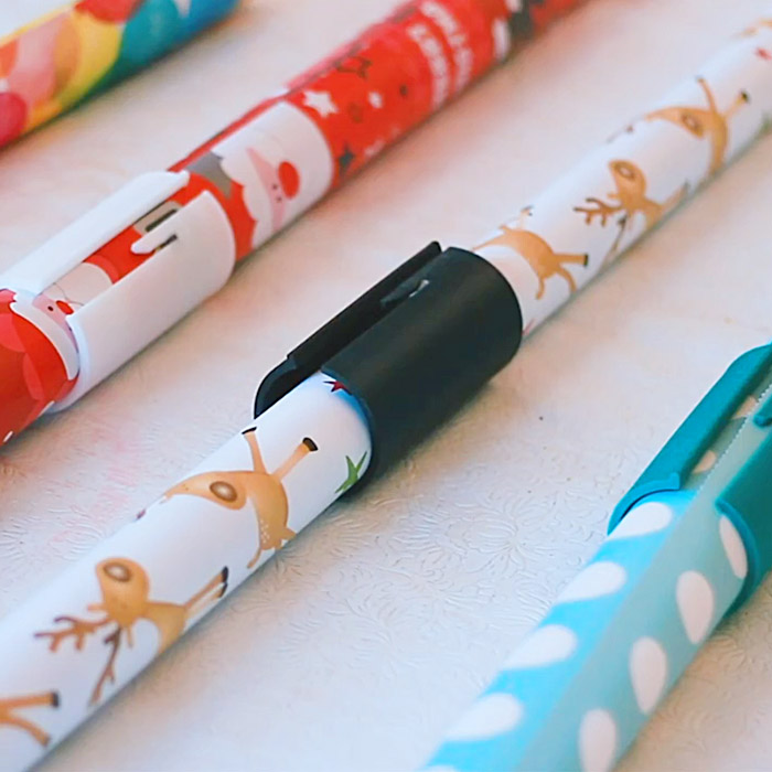 little elf sliding wrapping paper cutter