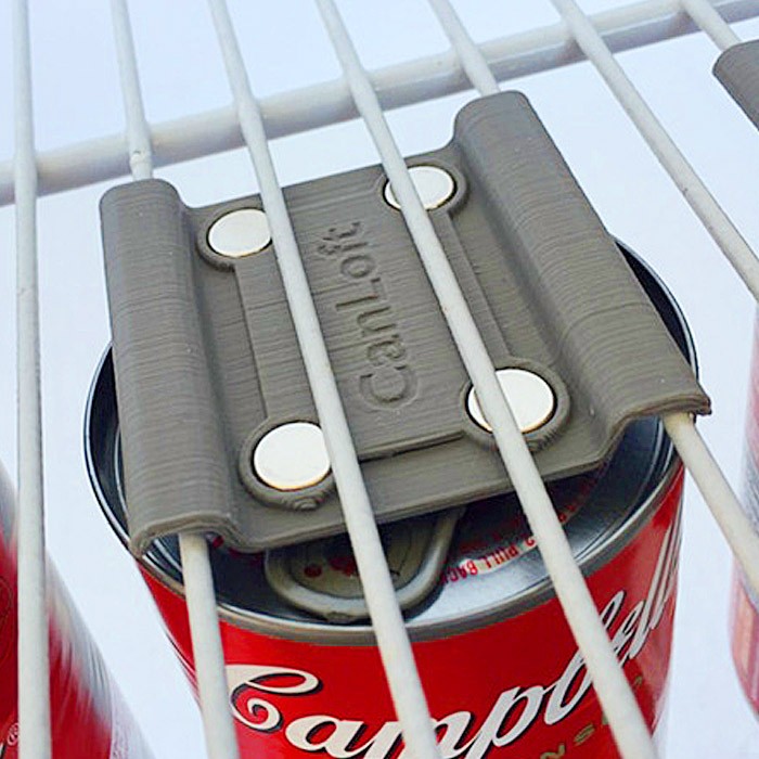 Magnetic Can Hangers Save Space