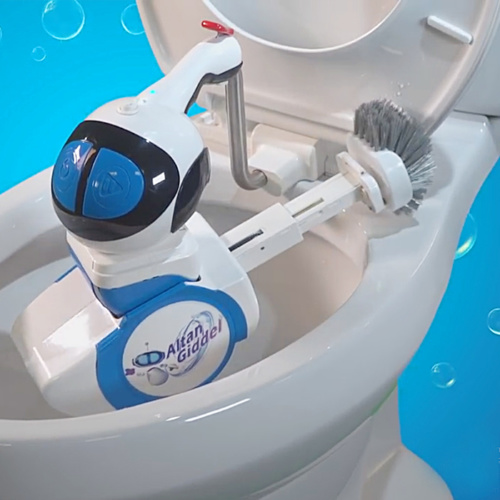 Automatic Toilet Cleaning Robot Giddel TheSuperBOO!