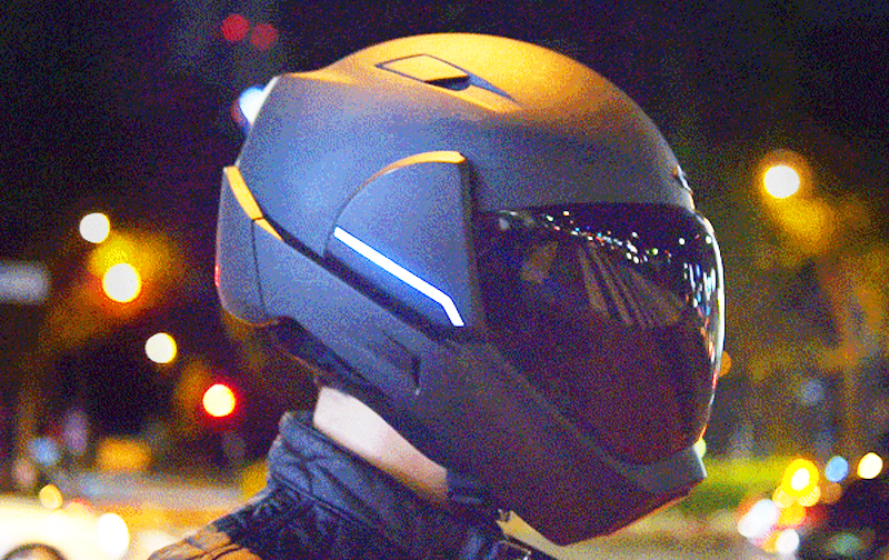 CrossHelmet | Smart Motorcycle Helmet With Rear View Camera | TheSuperBOO!