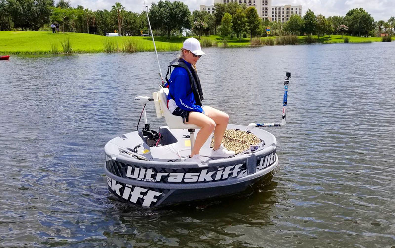 Extremely Portable & Personal Round Fishing Boat | Ultraskiff