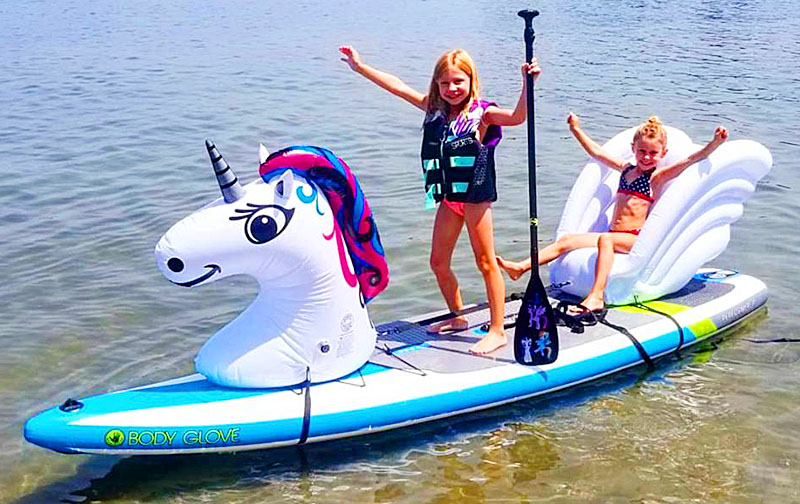 Stand Up Floats Inflatables to Transform Your SUP Paddle Board 