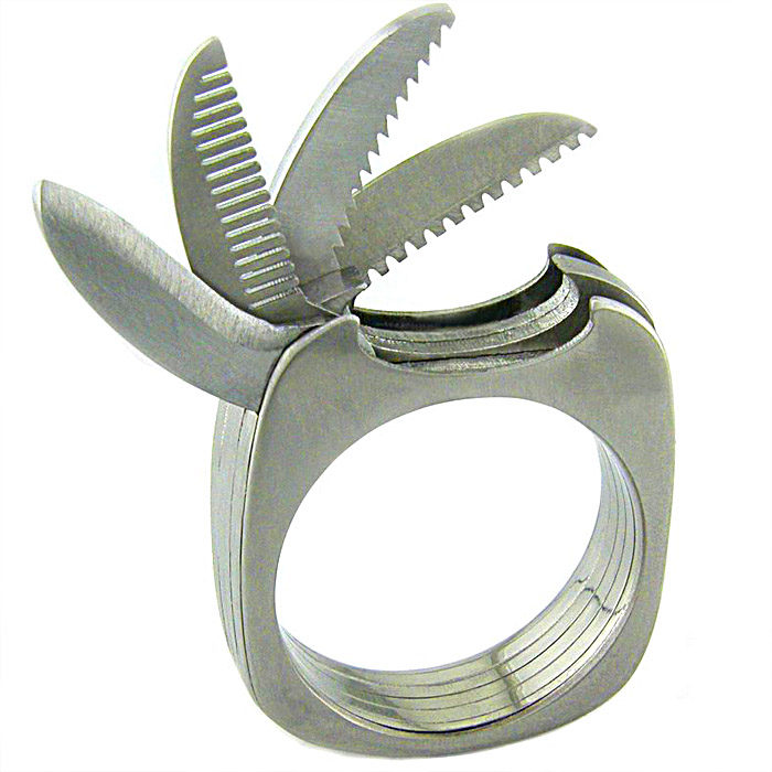 cool rings for men Titanium Utility Ring