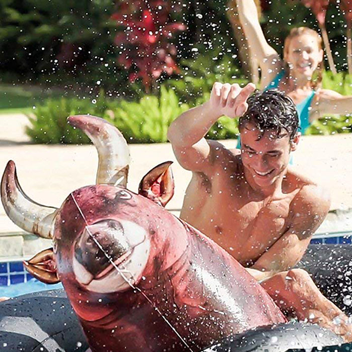 Inflatable Bull Riding Pool Toy