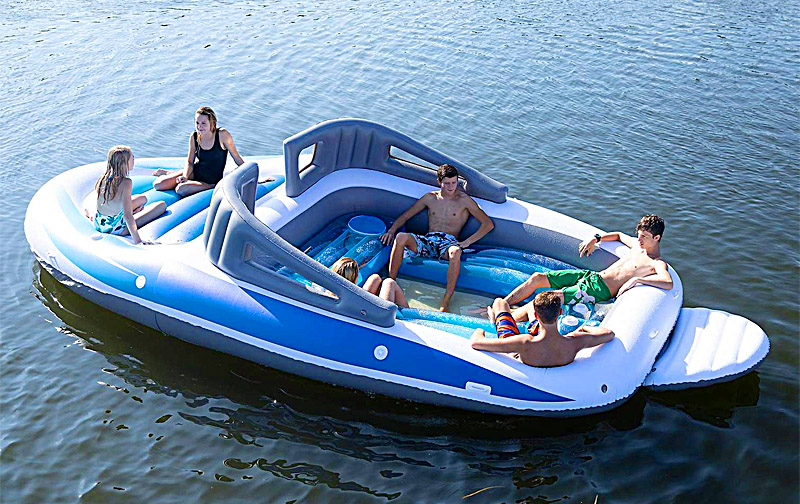 Inflatable Speed Boat | 6 Person Floating Island