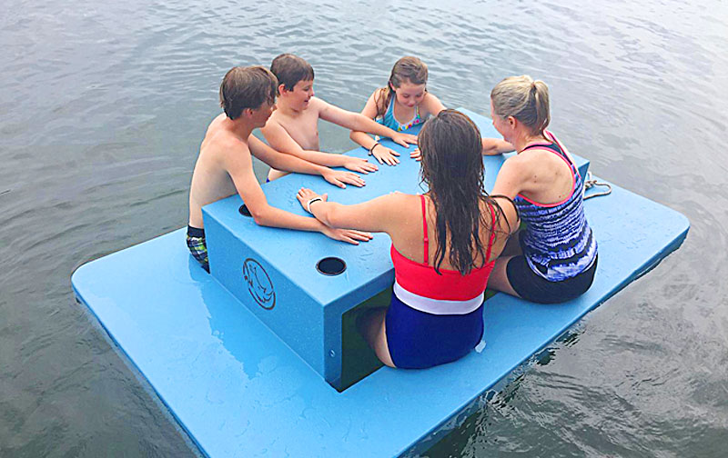 Extreme Floating Picnic Table for Lake, Pool or a Beach