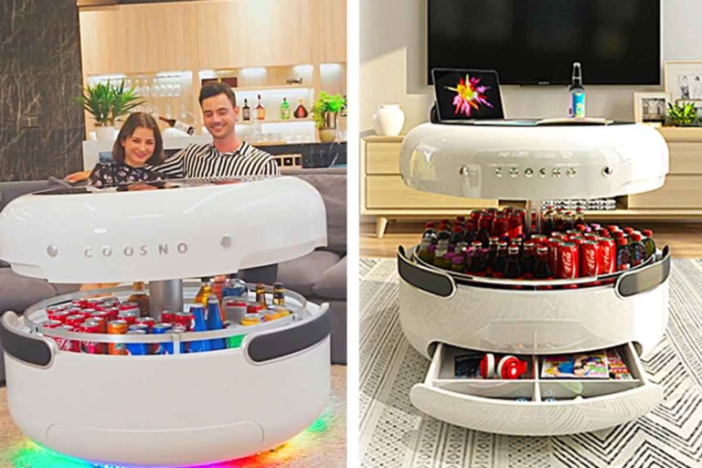 Coosno Futuristic Coffee Table With Smart Features TheSuperBOO!