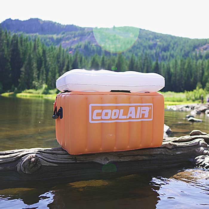 This Floating Inflatable Drink Cooler For Pool Parties coolAIR TheSuperBOO!