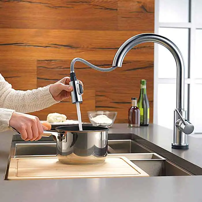 Delta Trinsic A voiceactivated faucet brings smartness to our kitchen