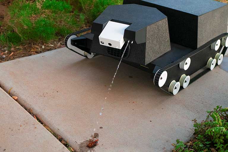 AI powered yard robot