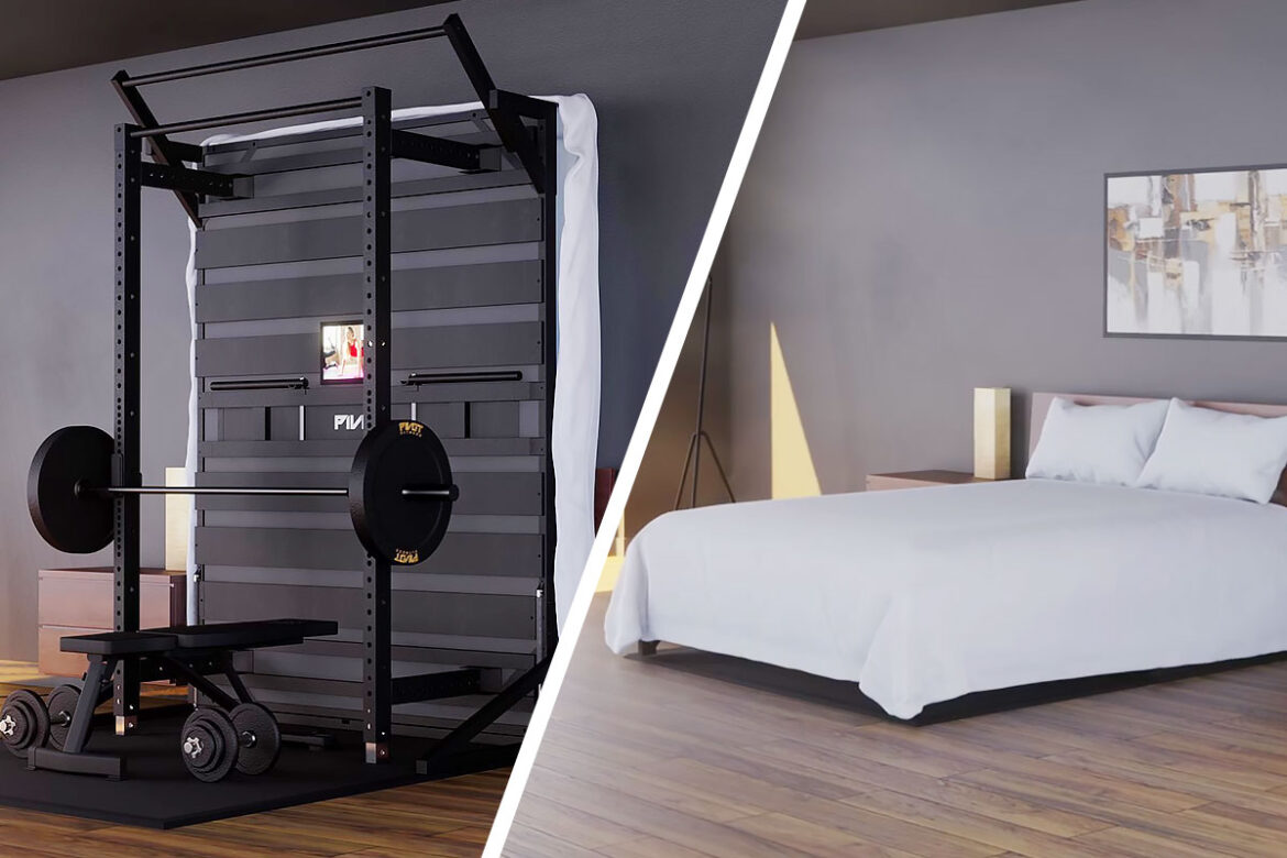 PIVOT Bed | A Space Saving Bed That Turns Into a Full Home Gym!