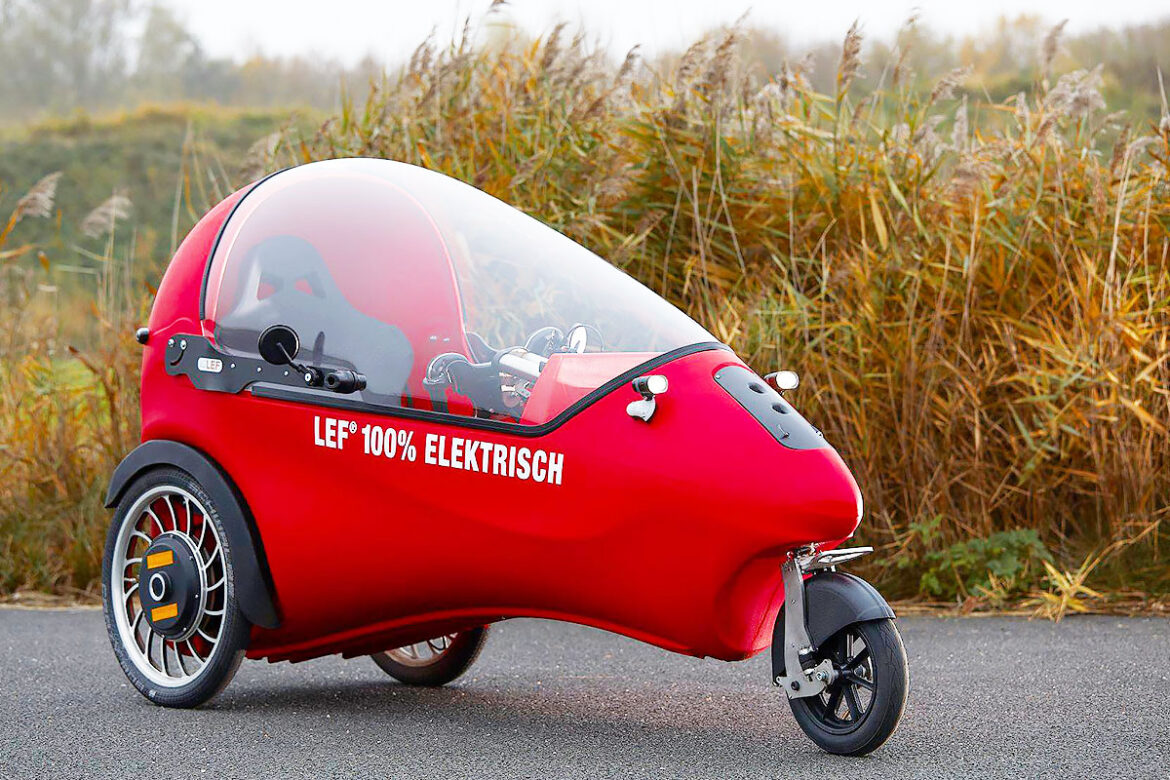 LEF The EV is a Combination of Electric Cars And E-Bikes!