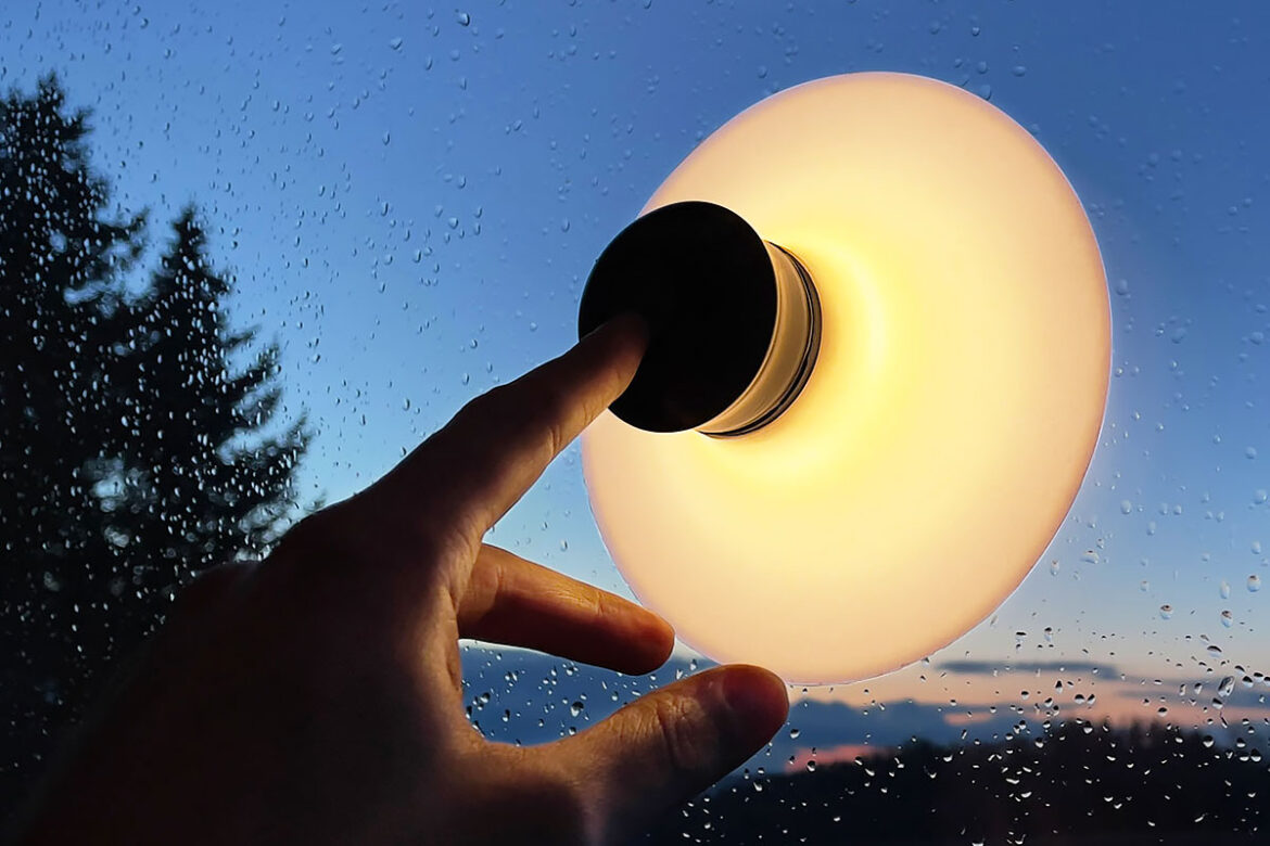This Suction Cup Lamp Attaches To Any Surface To Brighten Your Space!