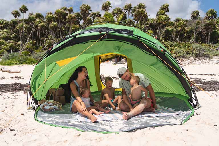 Retractable Campo tent