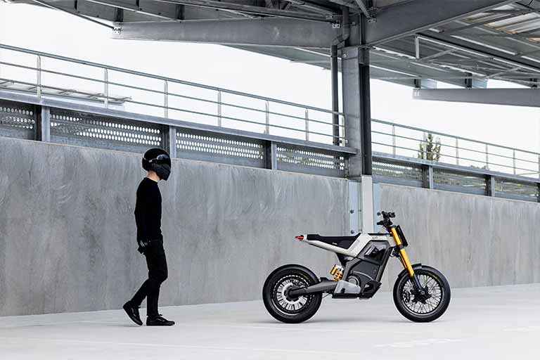 minimalistic electric motorcycle