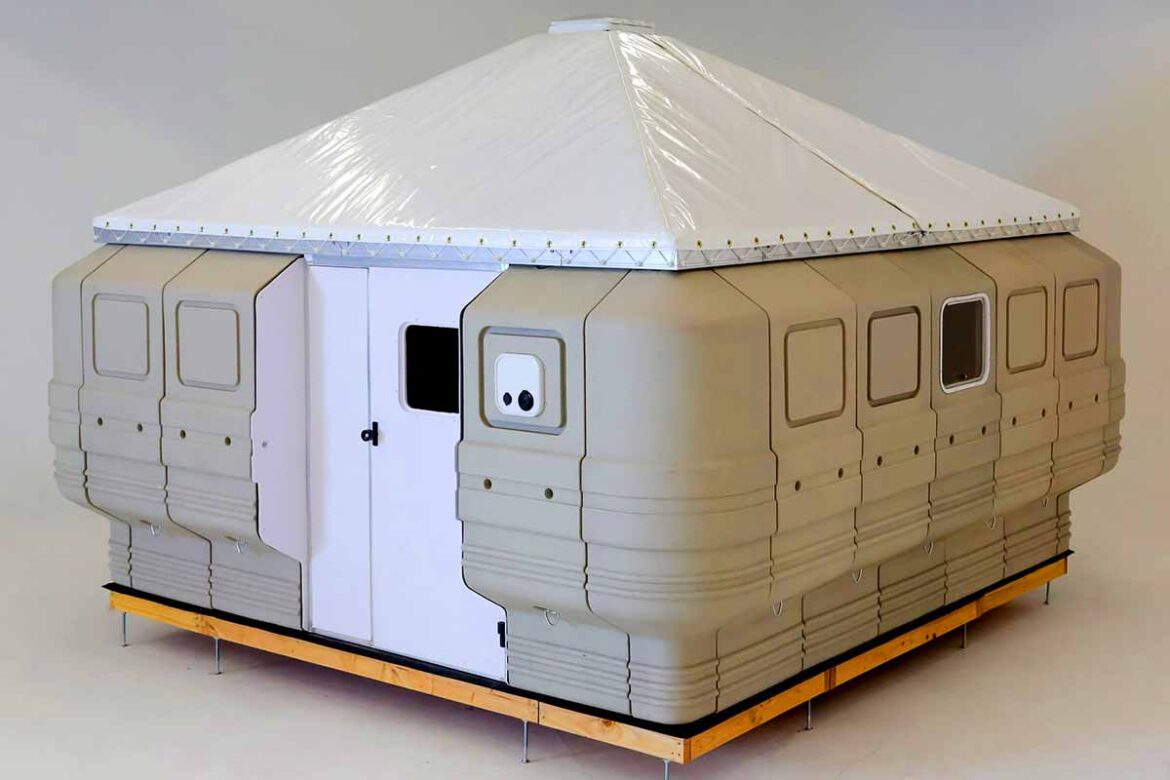 Quite Lite Plastic Cabin | A Diy Shelter Kit Needs Just One Person and a Screwdriver to Install