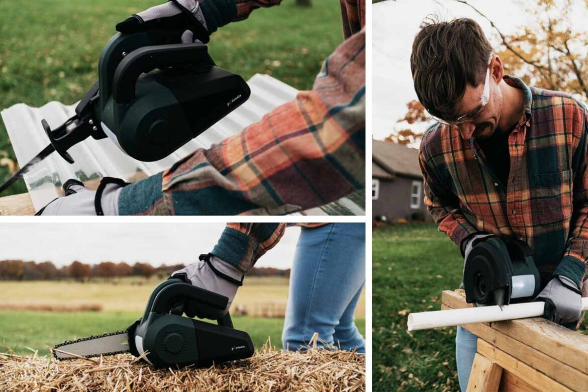 Photonix | 3 Different Landscaping Saws are Combined into One Modular Electric Tool
