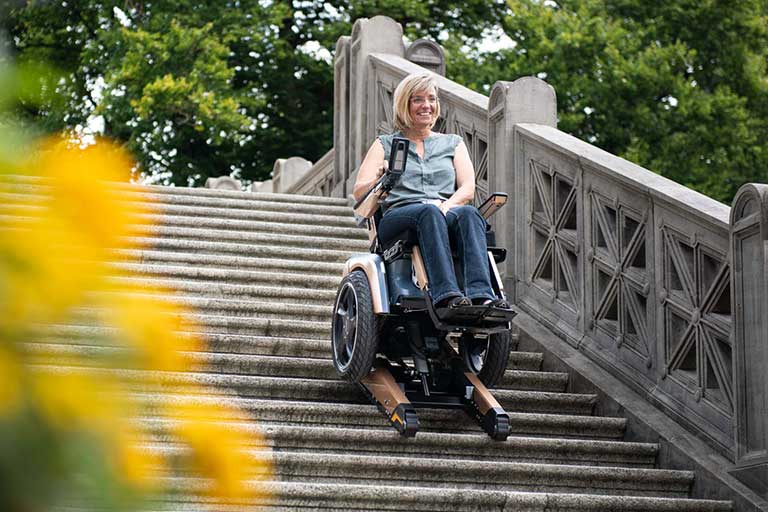 Scewo BRO: An electric stair-climbing power wheelchair for elderly & disabled people