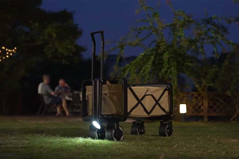 Outisan: What! can this foldable electric utility wagon convert 180 lbs to 10 lbs?