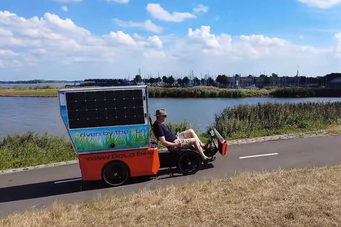 GoCamp: This solar powered nomad bike camper is an eco friendly micro motorhome