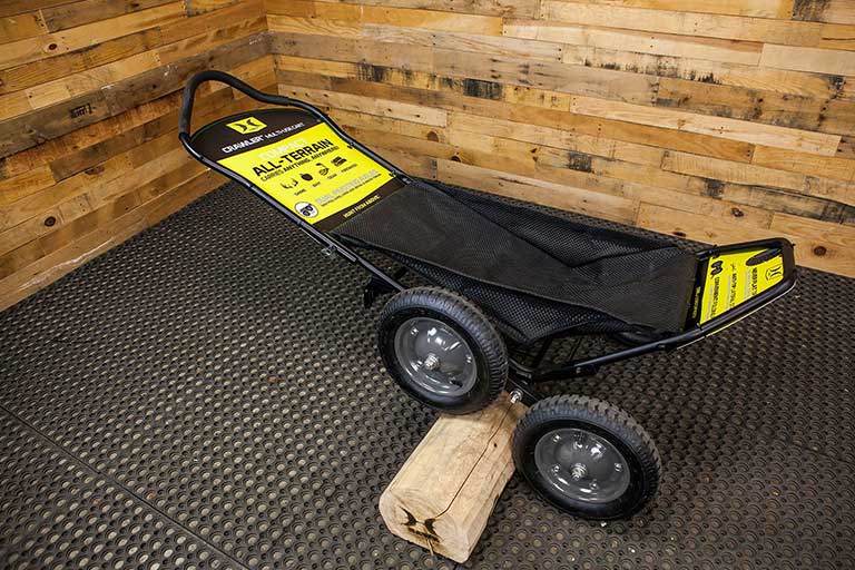 Transform your outdoor adventures with the Hawk Crawler Multi-Use Cart! This versatile and durable utility cart features large air-filled wheels, a convertible design, and a heavy-duty construction to transport all your gear with ease