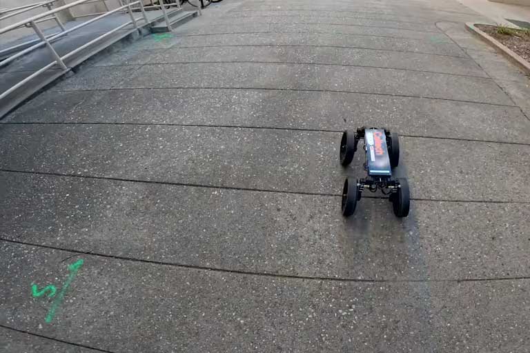 M4 is a real-life Transformer robot that can roll, fly, stand, walk, and tumble