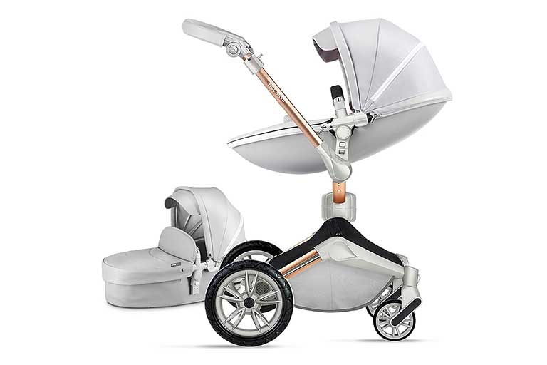 Change your baby stroller's facing position with this 360-degree rotation stroller
