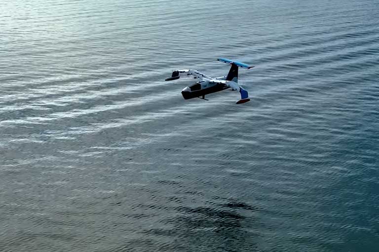 The Seaglider is an electric water plane, hydrofoil boat combo