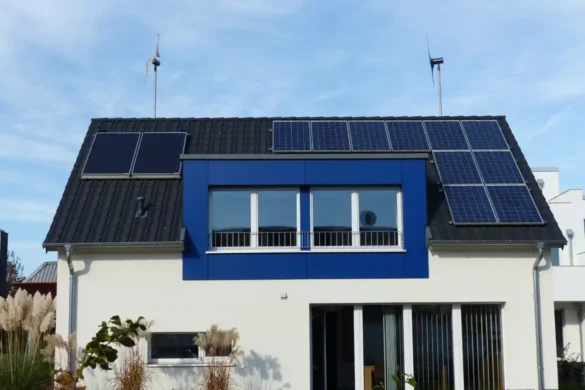 The SkyWind NG rooftop micro wind turbine.